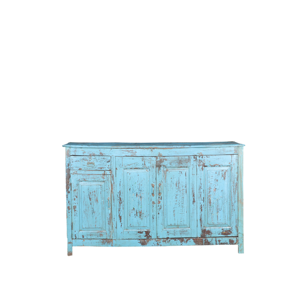 BUFET MADERA TURQUESA 174X55X106H 61