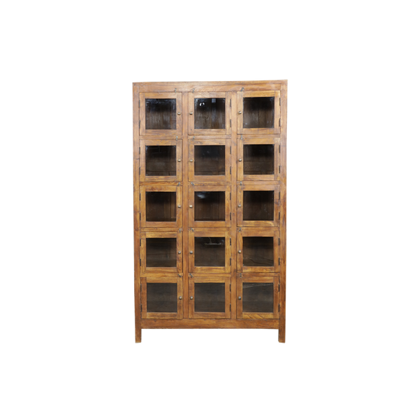 VITRINA MADERA/CRISTAL 107X45X183H 73