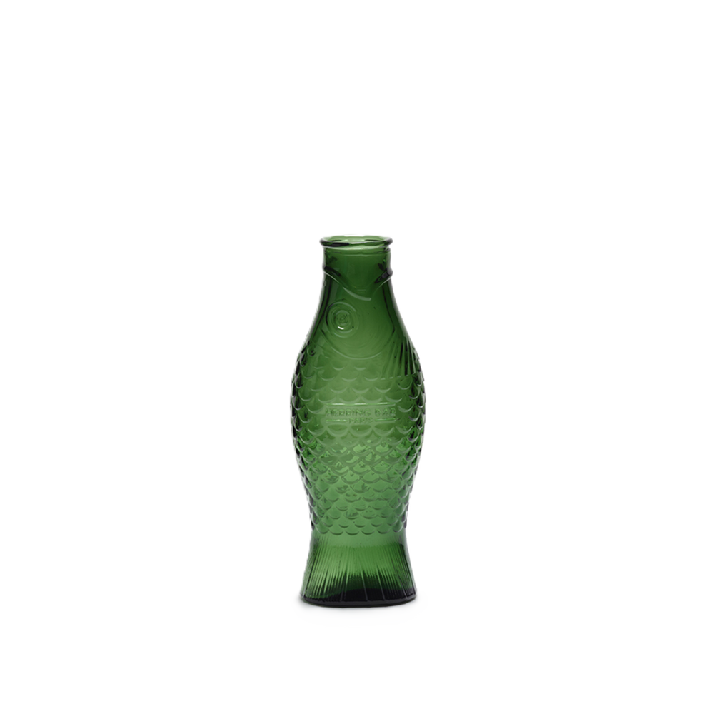 Jarra cristal verde oscuro Fish & Fish