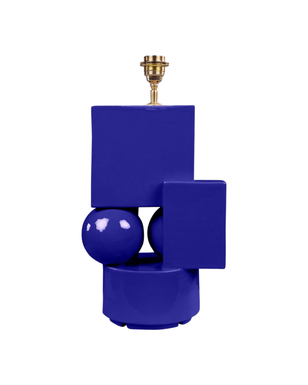 LAMPARA MESA VECTOR BASE-CB AZUL