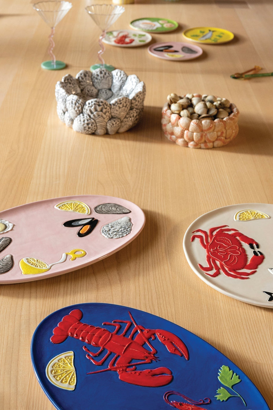 Colección La Mer, vajillas para vestir la mesa esta primavera-verano