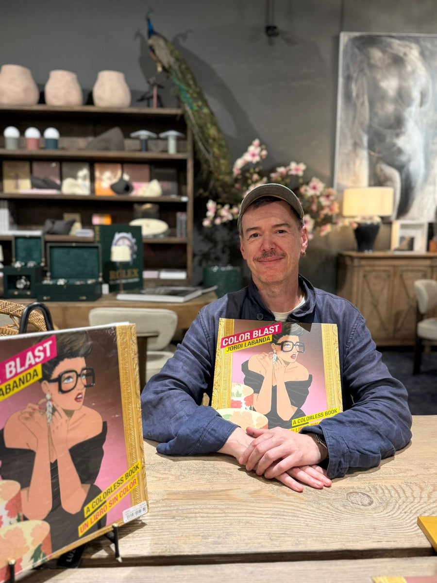 Luzio x Jordi Labanda: una tarde de ilustración, moda y Color Blast