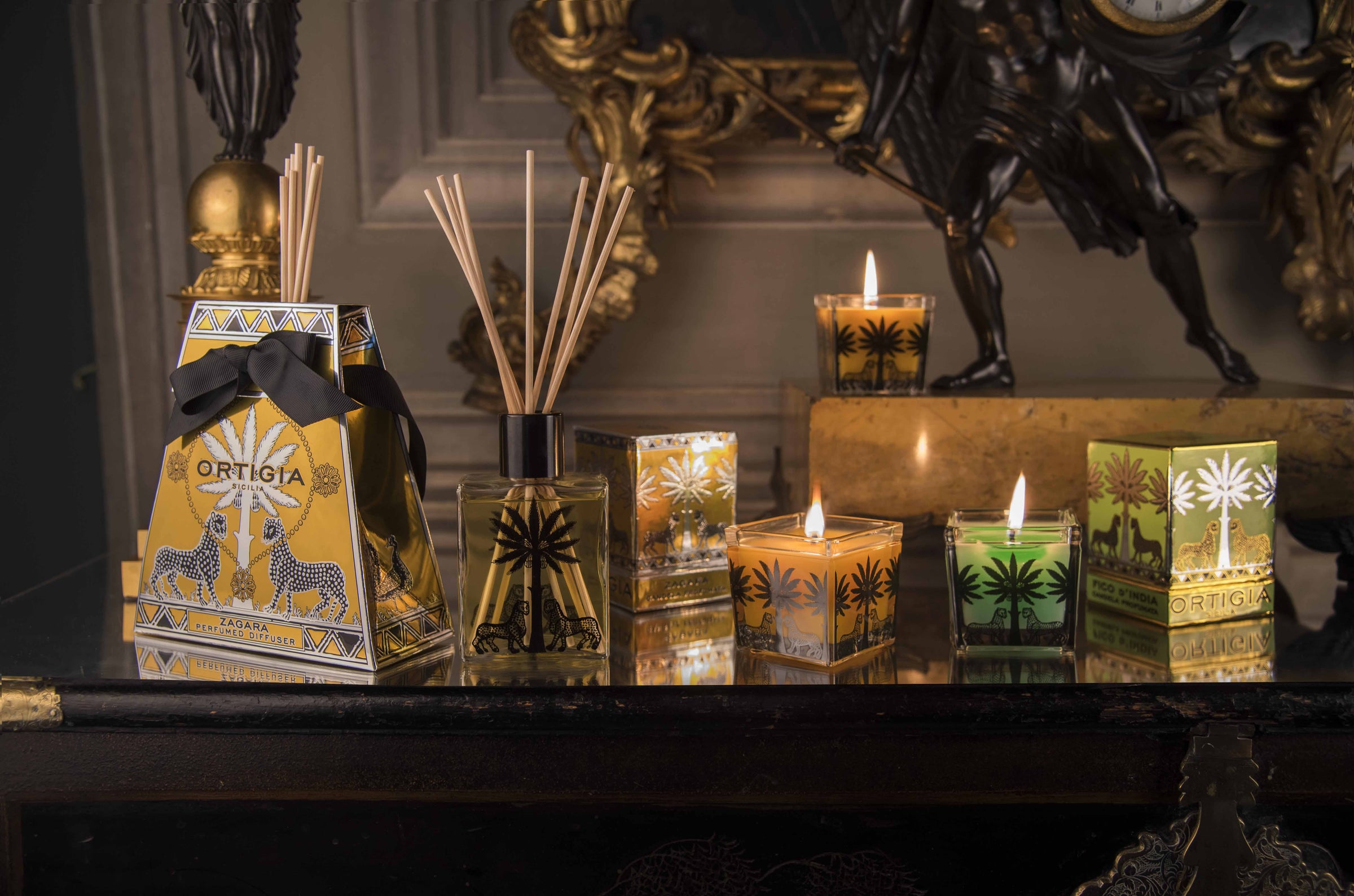 Velas y difusores Ortigia
