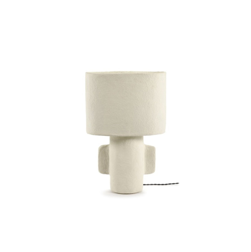 LAMPARA DE MESA M TIERRA BLANCA