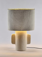LAMPARA DE MESA M TIERRA BLANCA