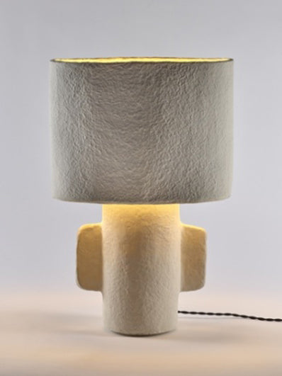 LAMPARA DE MESA M TIERRA BLANCA