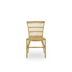 SILLA ELIZABETH ALU NATURAL + COJIN