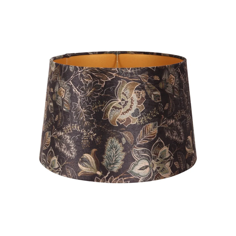PANTALLA ESTAMPADA MARRON D30CM