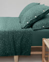 SABANA160X275 LOLI ESMERALDA (CAMA90/100CMS) ALGODON