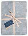 SABANA 270X275 ANEMONA NIEBLA (CAMA180CMS) ALGODON ESTAMPADO