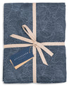 SABANA 270X275 ANEMONA INDIGO (CAMA180CMS) ALGODON ESTAMPADO