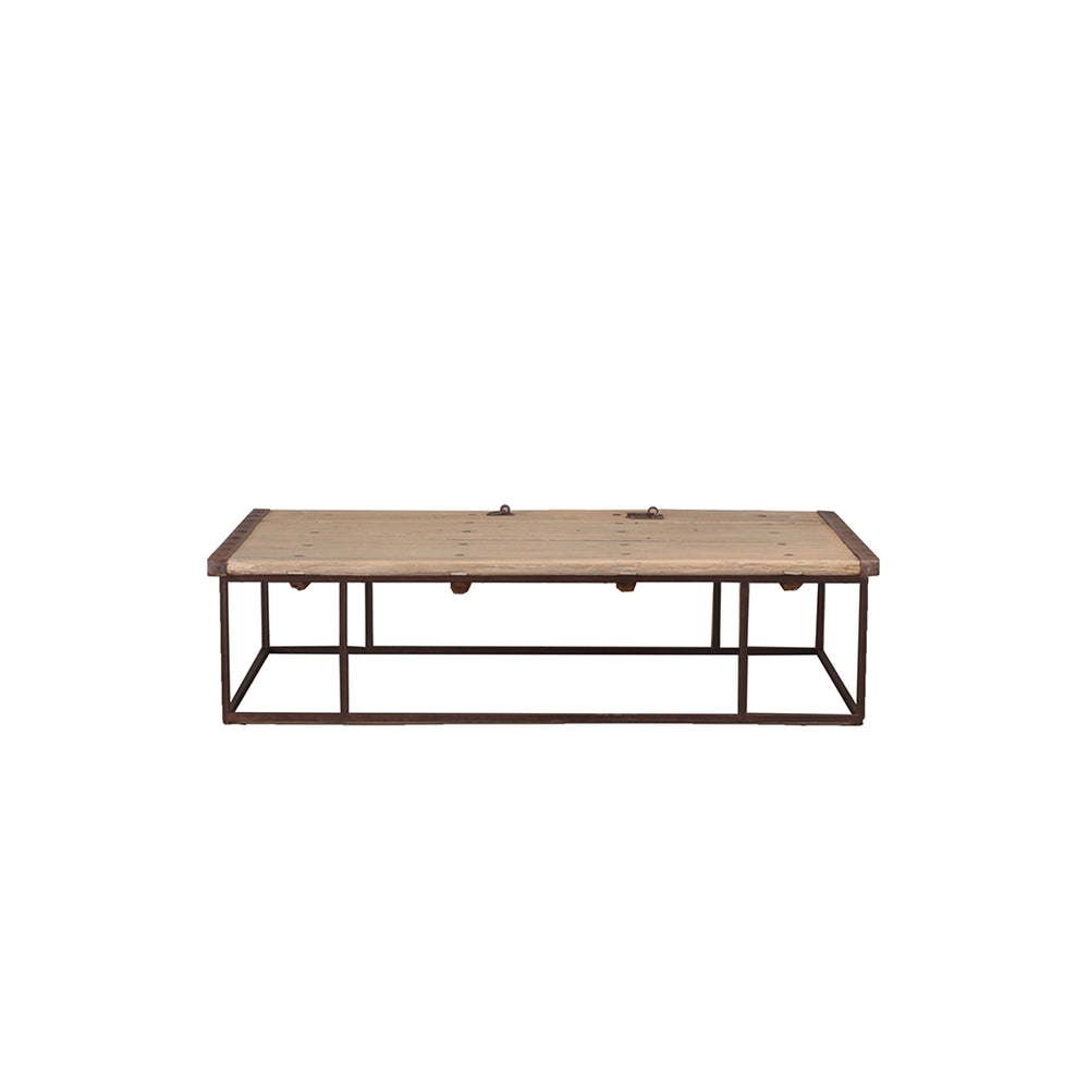 MESA 179X101X45H PUERTA CHINA/BASE HIERRO