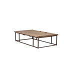 MESA 179X101X45H PUERTA CHINA/BASE HIERRO