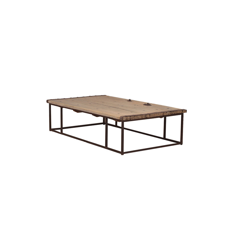MESA 179X101X45H PUERTA CHINA/BASE HIERRO