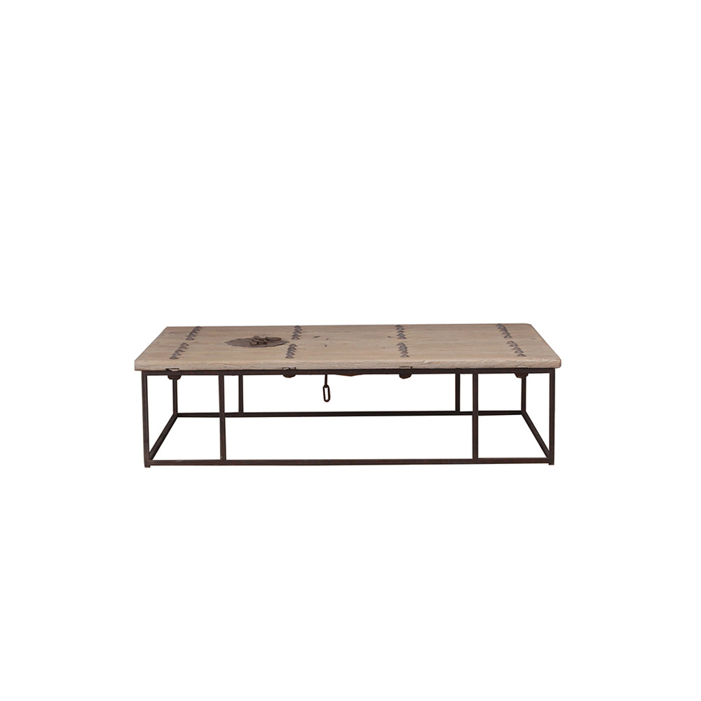 MESA 175X113X45H PUERTA CHINA/BASE HIERRO