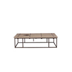 MESA 175X113X45H PUERTA CHINA/BASE HIERRO