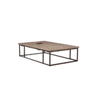 MESA 175X113X45H PUERTA CHINA/BASE HIERRO