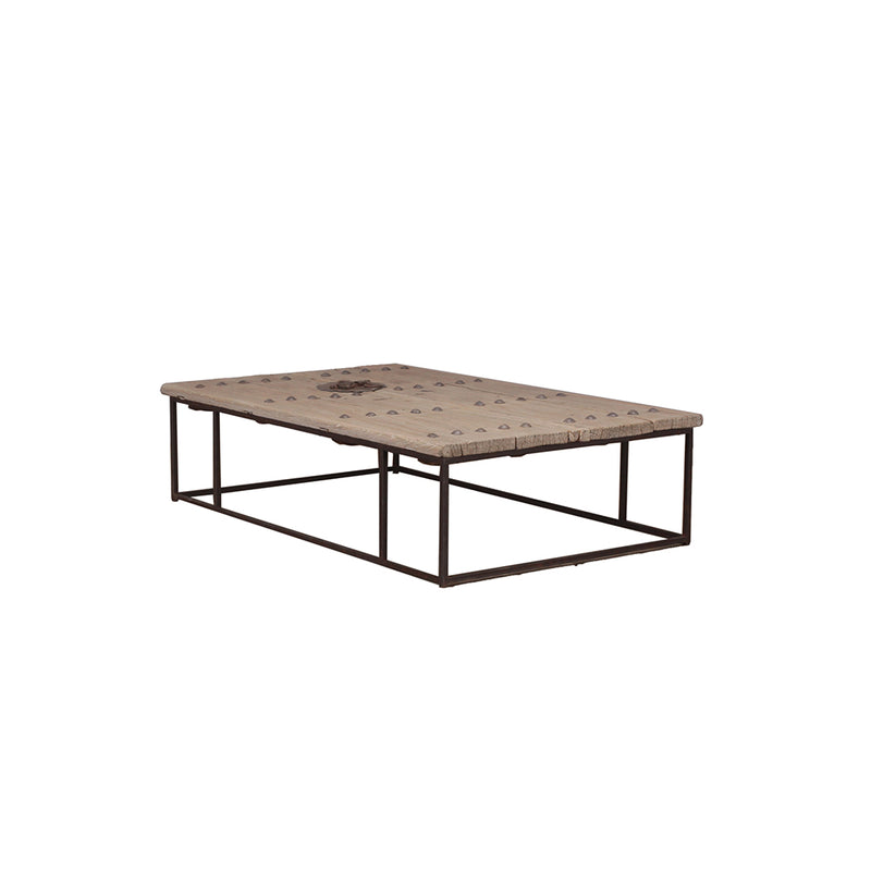 MESA 175X113X45H PUERTA CHINA/BASE HIERRO