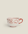 MUG DRINK MORE AMOUR PINK/RED