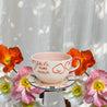 MUG DRINK MORE AMOUR PINK/RED