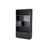 VITRINA HELSINKI 120X220CM BLACK