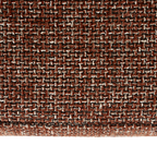 Tejido del tapizado marrón rojizo con patrón compacto y aspecto tweed.