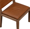 SILLA MADERA PIEL G22-2051