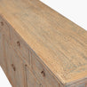 BUFET MADERA 6 PUERTAS 4 CAJONES 174X40X85