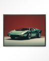 VINTAGE LAMBORGHINI 110X145CM