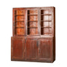 VITRINA MADERA/CRISTAL 2 CUERPOS 178X29X223H 126