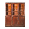 VITRINA MADERA/CRISTAL 2 CUERPOS 178X29X223H 126