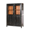 VITRINA NEGRA 121X46X183H 136