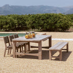 MESA JACOBA SMALL 250X112X76H TEAK NAURAL GREY