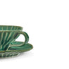 TAZA+PLATO CAFE ESPRESSO GREEN VERDE LANZA