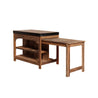 MOSTRADOR MARMOL NEGRO+MESA ANEXO