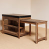 MOSTRADOR MARMOL NEGRO+MESA ANEXO