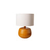LAMPARA MESA ESTRIA MUSTARD S