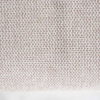 Tapizado de tela jaspeada clara, textura tipo bouclé