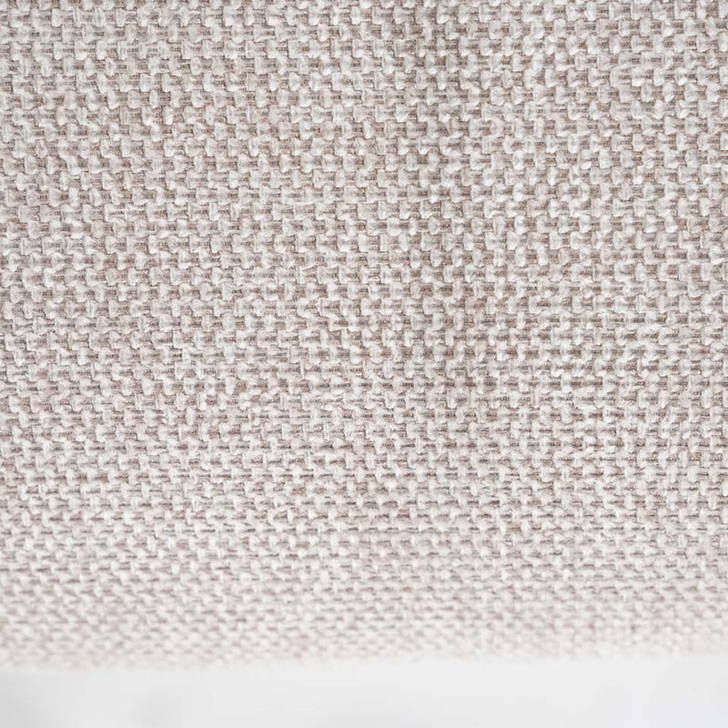 Cojín de tela clara con textura tejida para silla Yorick marrón