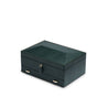 BRITISH RACING 10 PIECE WATCH BOX W/STORAGE GREEN