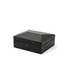 BRITISH RACING 8 PIECE WATCH BOX  BLACK