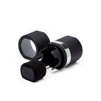 Enrollador de relojes automático WOLF negro, soporte con almohadilla de terciopelo