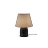 LAMPARA MESA L BLACK TRONCO