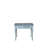 MESA CON 2 CAJONES AZUL 90X60X73 3