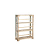 LIBRERIA PATINA BLANCA 94X34X134H 16