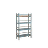 LIBRERIA PATINA AZUL 92X36X160H 18