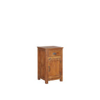 Aparador pequeño de madera Indian Treasures con puerta y cajón superior
