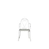 SILLA HIERRO BLANCA 48X46X94H 81