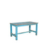 MESA COMEDOR MADERA TURQUESA 152X75X80H 192