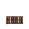 BUFET MADERA 4 PUERTAS CRISTAL 181X41X90H 153